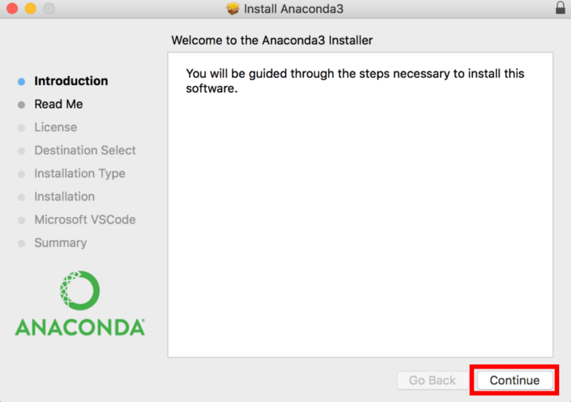 install conda for mac
